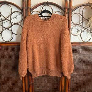 American Eagle Outfitters Warm Tan Crew Neck Sweater